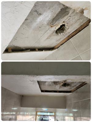 화성 향남 빌라 계단 천장 누수 수리